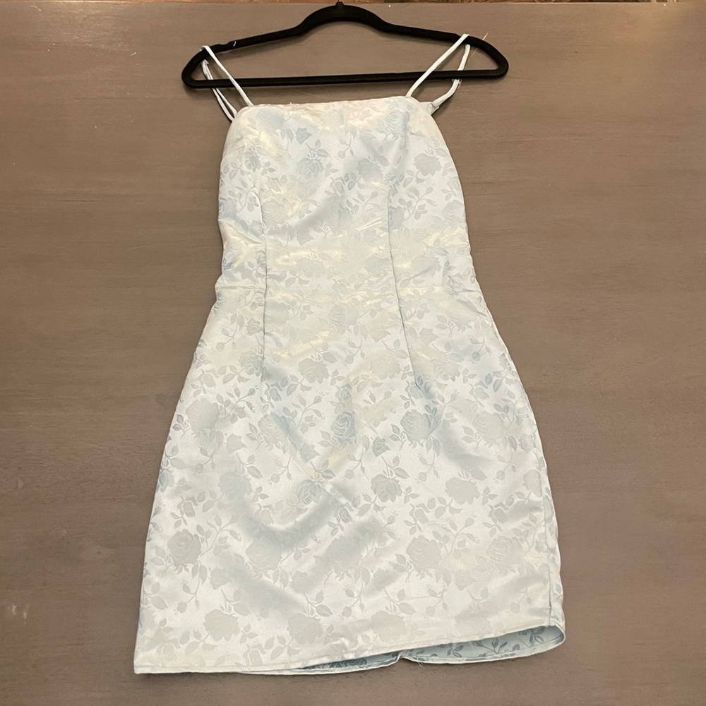Baby blue mini dress Lucy in the sky